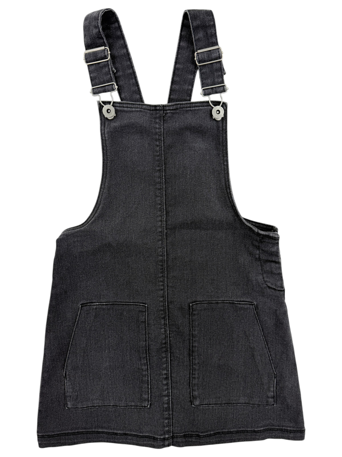 black denim dress primark Womens Indigo Cotton Denim Puff Sleeve Mini Dress